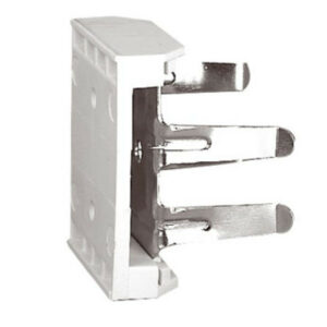 Lot De 2 Clips Métal À Clipser, Diam.28 X H.55 Mm X L.28 Mm