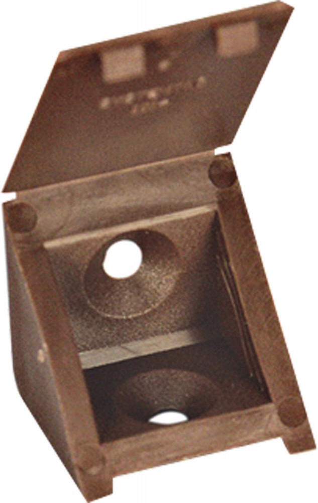 Lot De 4 Taquets À Visser, Plastique Brun