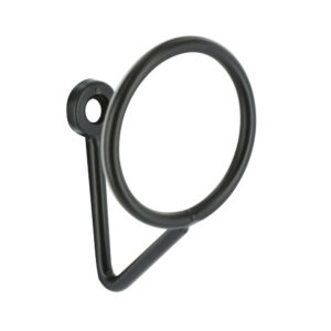 Patere filaire CIME Ring 1 tête droite acier noir