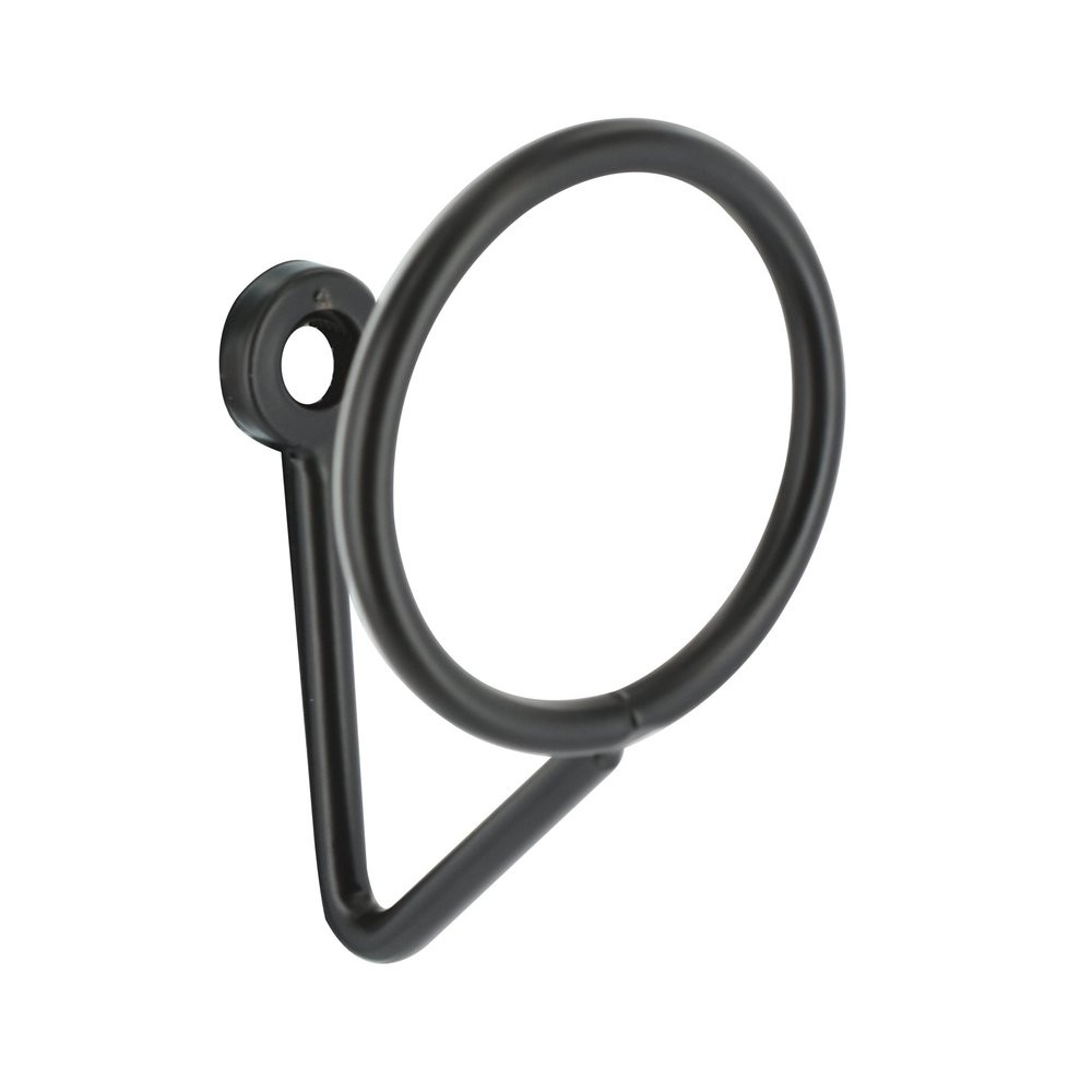 Patere filaire CIME Ring 1 tête droite acier noir