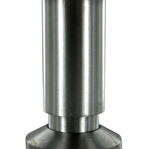 Pied de meuble CIME, chromé, diamètre 3.8 cm x hauteur réglable de 10 à 12 cm