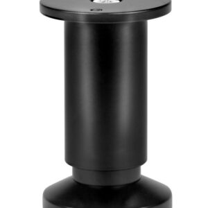 Pied de meuble Cime, noir, diamètre 3.8 cm x hauteur 10 cm