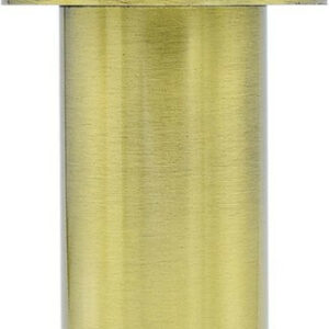 Pied de meuble CIME réglable rond, aluminium or produit sans finition Ht. max 14