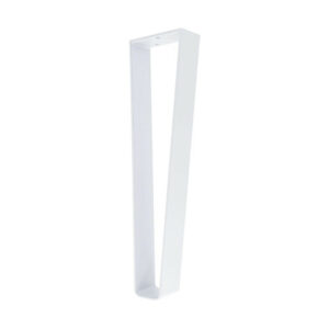 Pied meuble trapez h400x50x100mm blanc