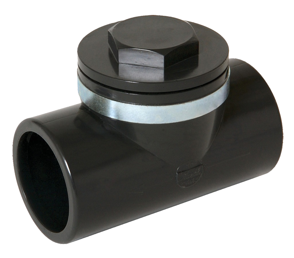 Clapet anti-retour PVC pression 90° D32 NICOLL CARF