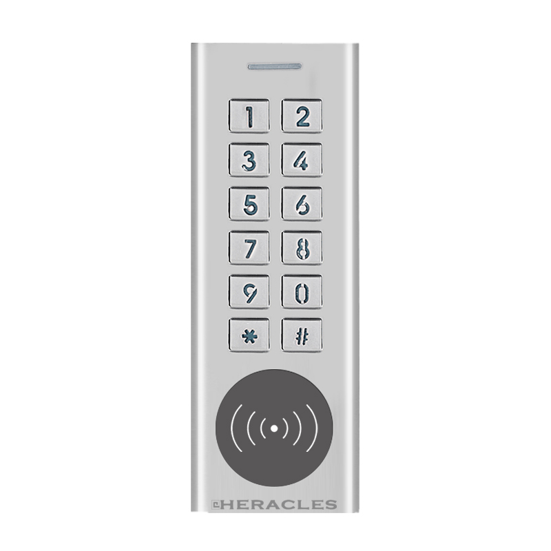 Clavier lecteur étroit autonome Mifare HERACCESS HERACLES PCA-CLEM-MF