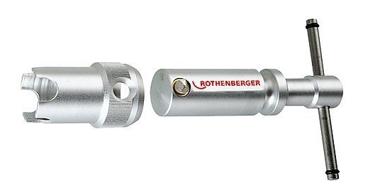 Clé à bonde Ro-Quick avec adaptateur ROTHENBERGER 70439