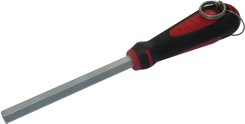 Clé à douille emmanchée SAMSOFORCE 6 pans 13 mm avec clip FME SAM OUTILLAGE 291T-13-FME