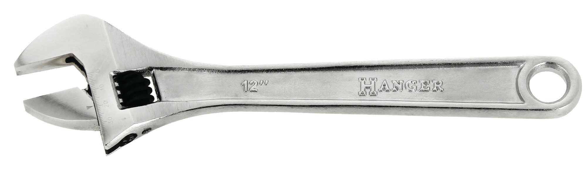 Clé à molette chromée 8'' ouverture 25 mm HANGER 214008