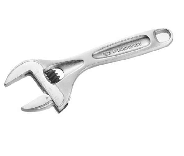 Clé à molette courte 6'' chromée ouverture 33 mm longueur 160 mm FACOM 113AS.6CPB