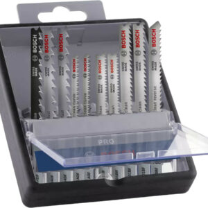 Coffret 10 lames de scie sauteuse Pro Clean bois BOSCH 2607011941