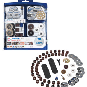 Coffret 70 accessoires EZ SpeedClic multi-usage SC725 DREMEL 2615E725JA