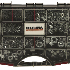 Coffret 765 écrous COF901 acier zingué blanc ULTIMA AFBPACK03