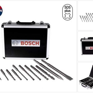 Coffret de 11 forets et burins SDS Plus-3 pour marteaux burineurs BOSCH 2608579916