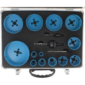 Coffret de 13 trépans HSS bi-métal LEMAN 5013 - 18 pièces