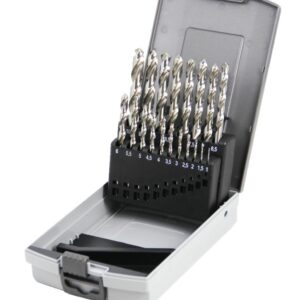 Coffret de 19 forets HSS taillés meulés HANGER 155190
