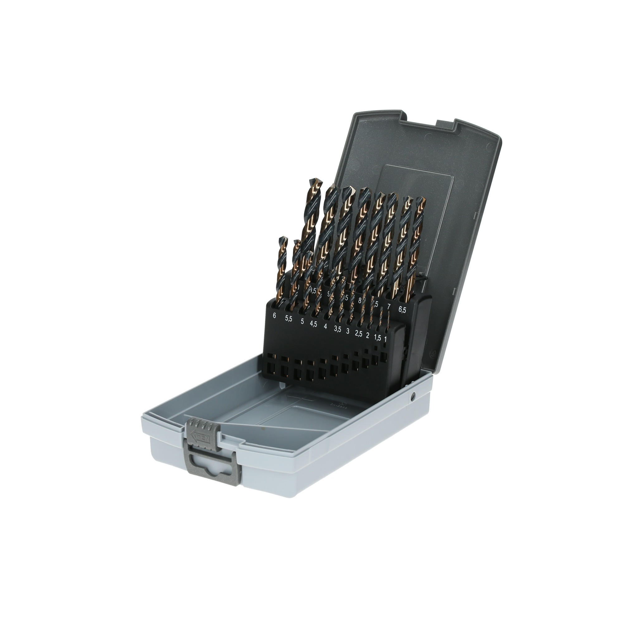 Coffret de 19 forets HSS taillés meulés HANGER 155192