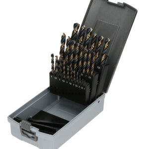 Coffret de 25 forets HSS taillés meulés M2 135° HANGER 155193