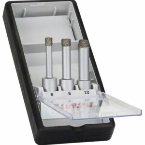 Coffret de 3 forets diamantés Easy Dry Robuste line BOSCH 2608587145