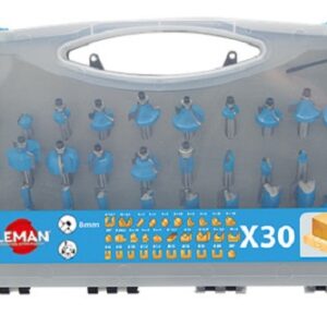 Coffret de 30 mèches de défonceuse DEF.428.30 LEMAN 428.700.30