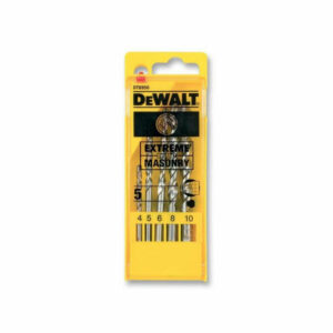 Coffret de 5 forêts béton Extreme DEWALT DT6956-QZ Ø 4,5,6,8,10mm