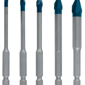 Coffret de 5 forets Hard Ceramic HEX-9 mixtes BOSCH EXPERT 2608900597