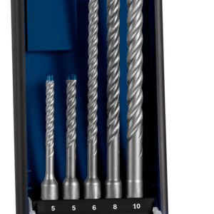 Coffret de 5 forets pour perforateur SDS Plus 7X 5-6-6-8-10 mm BOSCH EXPERT 2608900197