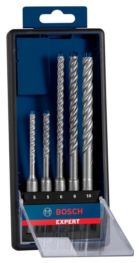 Coffret de 5 forets pour perforateur SDS Plus 7X 5-6-6-8-10 mm BOSCH EXPERT 2608900197