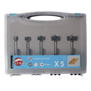 Coffret de 5 mèches à façonner à fond plat PRS.00100.7 LEMAN 100.700.05