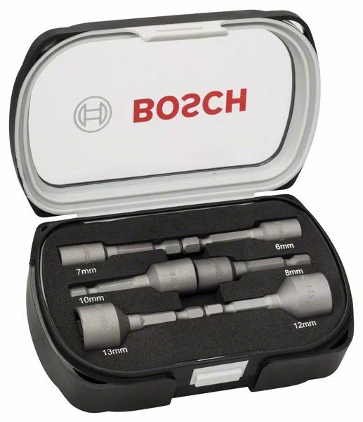 Coffret de 6 douilles 1/4 50 mm BOSCH 2608551079