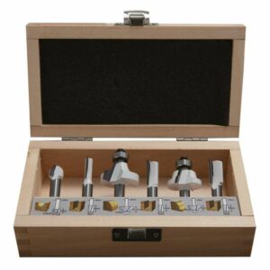Coffret de 6 fraises MAKITA D-53540 pour défonceuse (queue 8mm)