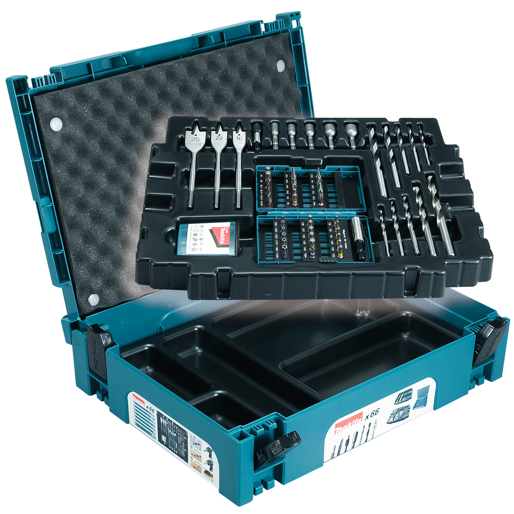 Coffret de 66 outils et accessoires MAKPAC MAKITA B-43044
