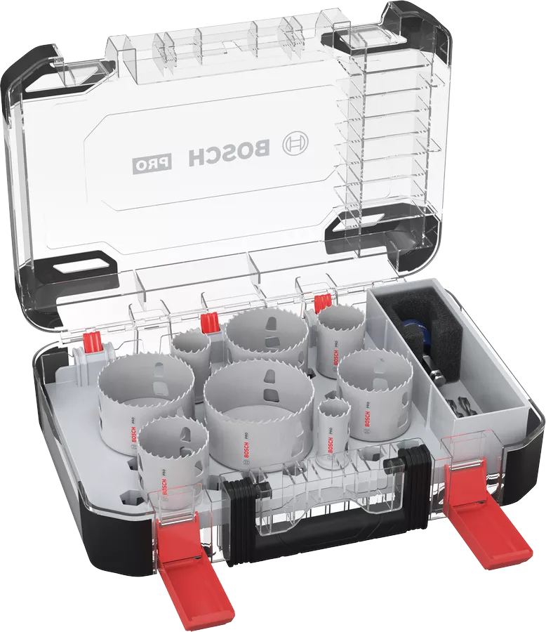 Coffret de 8 scies trépans PRO BIM Multi Material PC Plus BOSCH 2608594430