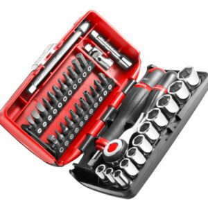 Coffret de douille 1/4'' 6 pans métriques 5,5 à 14 mm FACOM R.360NANOPB