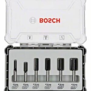 Coffret de fraises droites 6 pièces BOSCH 2607017466