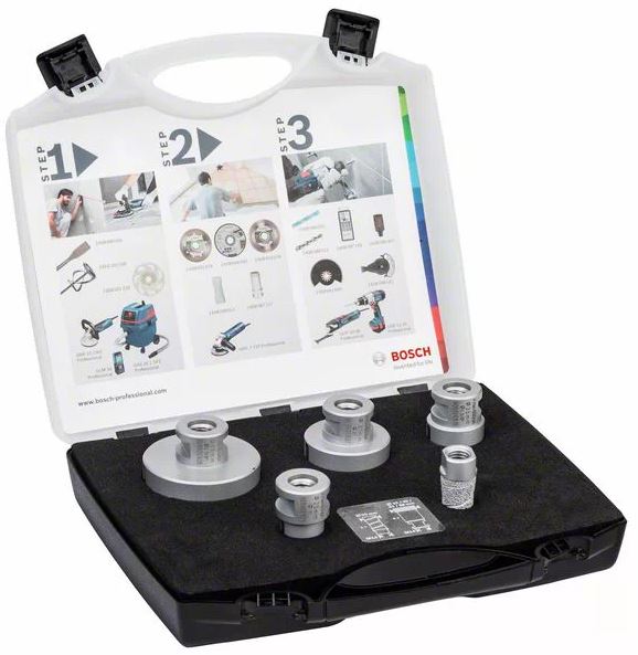 Coffret de lames de scies trépans diamantées à sec Dry Speed 20 à 68 mm BOSCH 2608576669