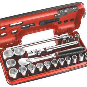 Coffret douilles 1/2'' 6 pans métriques DBOX FACOM SL.DBOX1PB