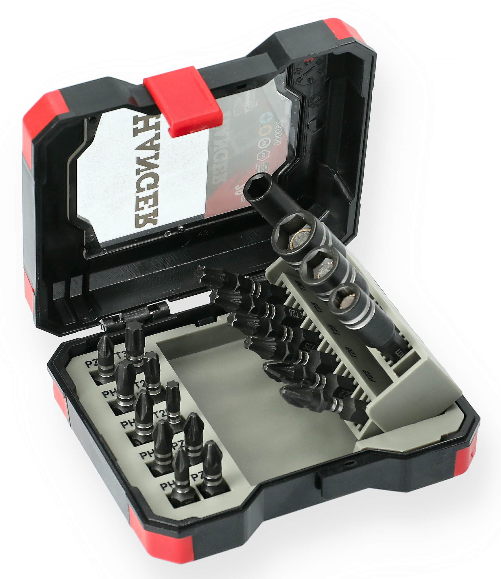 Coffret embouts et noix de serrage 20 pièces HANGER 250006