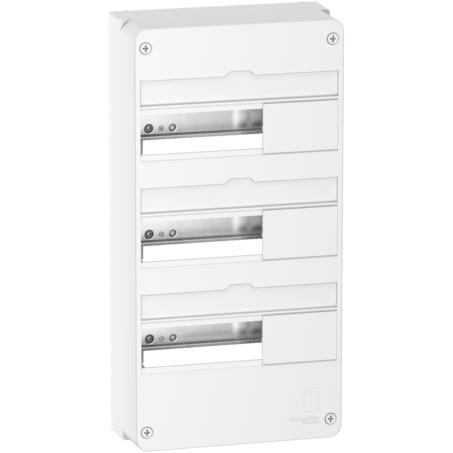 Coffret en saillie RESI9 blanc 3 rangées de 13 modules 90 A SCHNEIDER ELECTRIC R9H13403