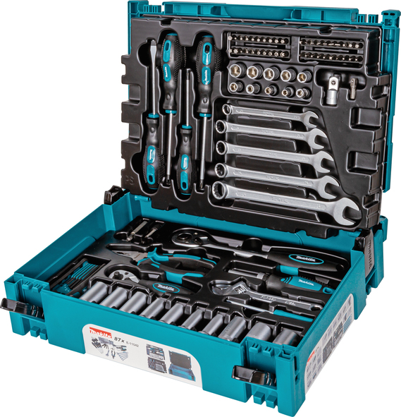 Coffret MAKPAC de 87 outils à main MAKITA E-11542
