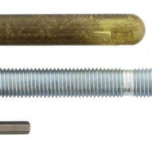 Coffret Maxima+ 10 capsules et 10 tiges filetées zinguées (8 x 110 mm) SPIT 060211