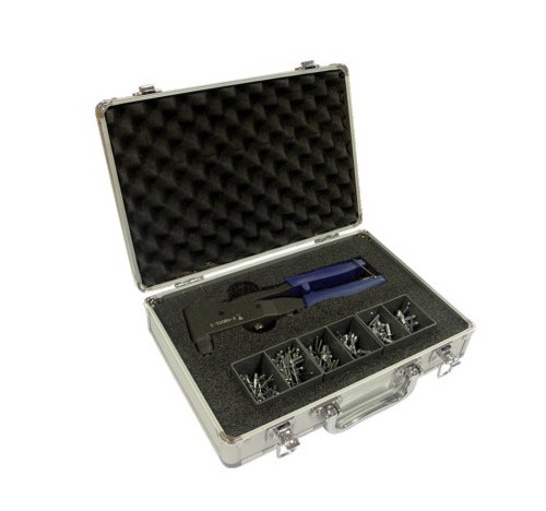 Coffret pince à riveter + rivets multi-serrage tête plate SCELL-IT E-500RH-R-S