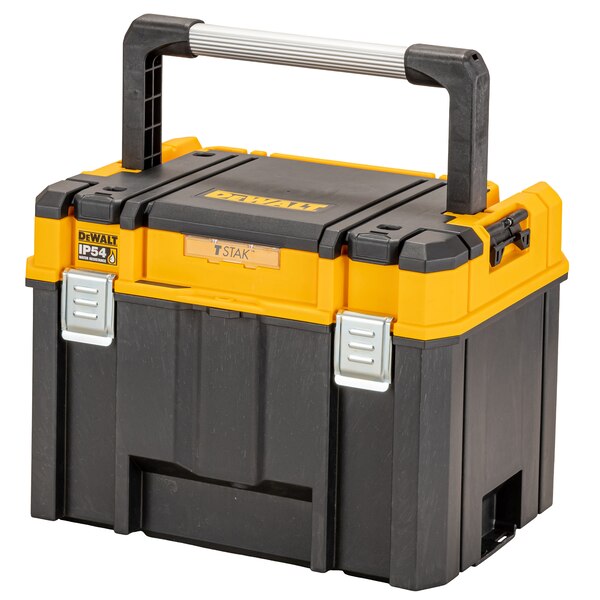 Coffret T-STAK IP54 grande contenance avec organisateur supérieur et longue poigné DEWALT DWST83343-1