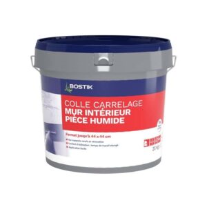 Colle à carrelage pour pièces humides seau de 25 kg BOSTIK 30112314