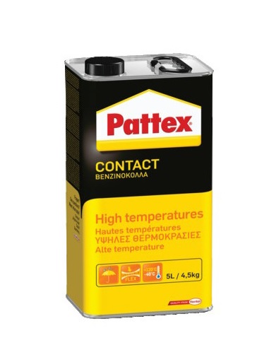 Colle contact hautes températures bidon 4,5 kg PATTEX 1419294