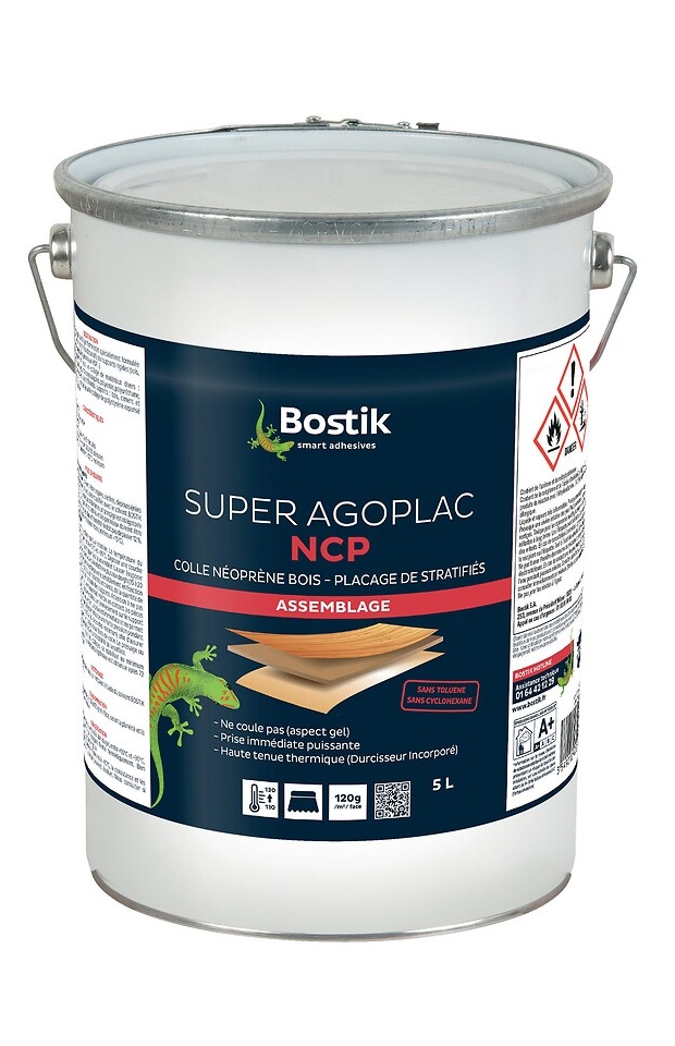 Colle néoprène Agoplac Super NCP bidon 5 l BOSTIK 30604798