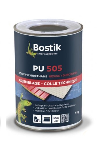 Colle PU polyvalente PU 505 pot de 1 kg BOSTIK 30511730