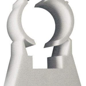 Collier blanc TUB-RING simple 26 mm pour tubes multicouches boîte de 50 ING FIXATIONS A315130
