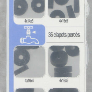 Coffret de 36 clapets percés COMAP
