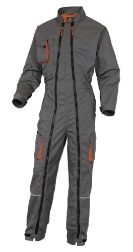 Combinaison de travail MACH2 V2 M2CZ2 à double zips gris/orange T3XL DELTA PLUS M2CZ2GR3X